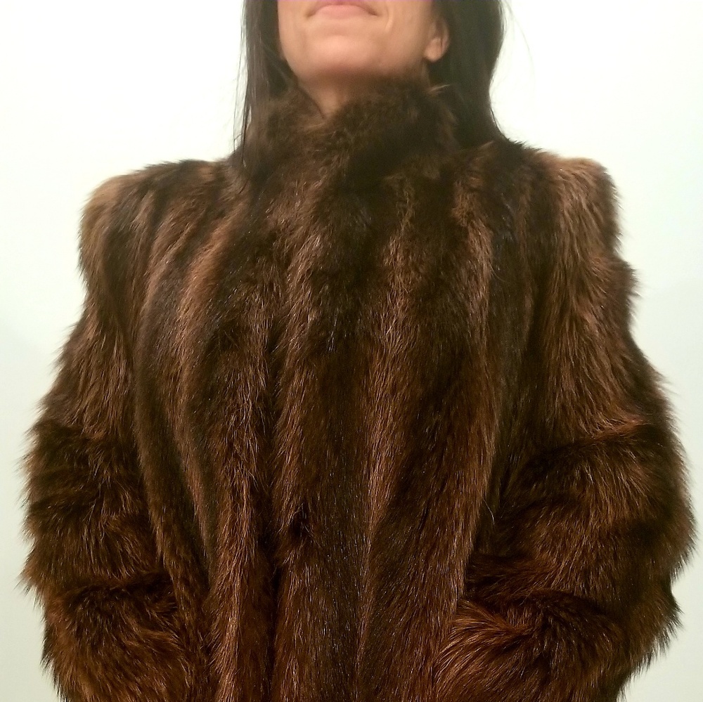 Raccoon Fur Coat by Bricker Tunis - perfect